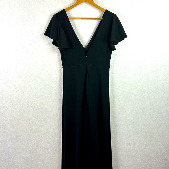 Perfect Birdy Grey Hannah Crepe Dress in Black M - Picture 3 of 9